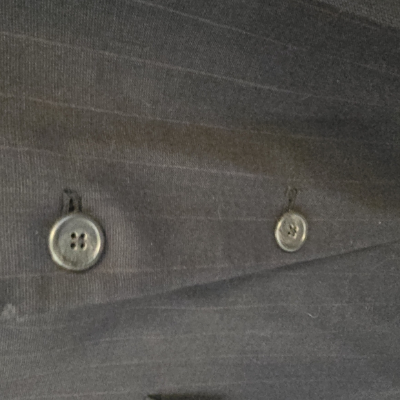 Vintage Men's ZCMI The Performer Classic Black Pinstripe 42L Blazer - Picture 3 of 6